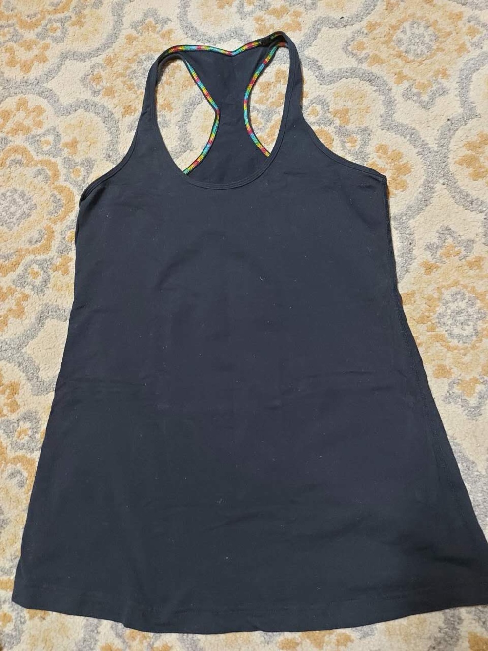 Lululemon black racerback tank top
